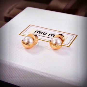 ミュウミュウ ピアス 2025SS 品質保証 MIU MIU