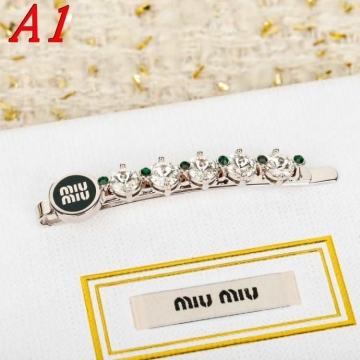 ミュウミュウ ヘアアクセサリー 2025SS 航空宇宙技術応用 MIU MIU