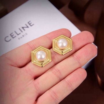 セリーヌ ピアス 2025SS 高級メッキ CELINE