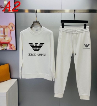 2025FW 新作登場！秋のトレーニング2点セット アルマーニ トップスボトムスセット