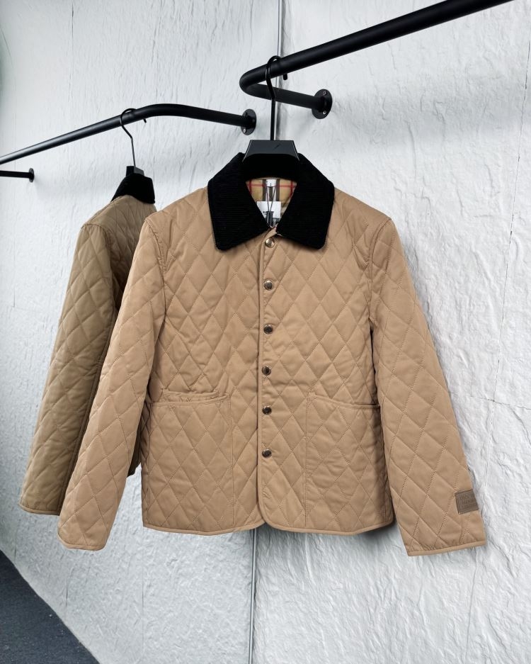 2025冬新作 通勤に バーバリー 綿入れ 通販 