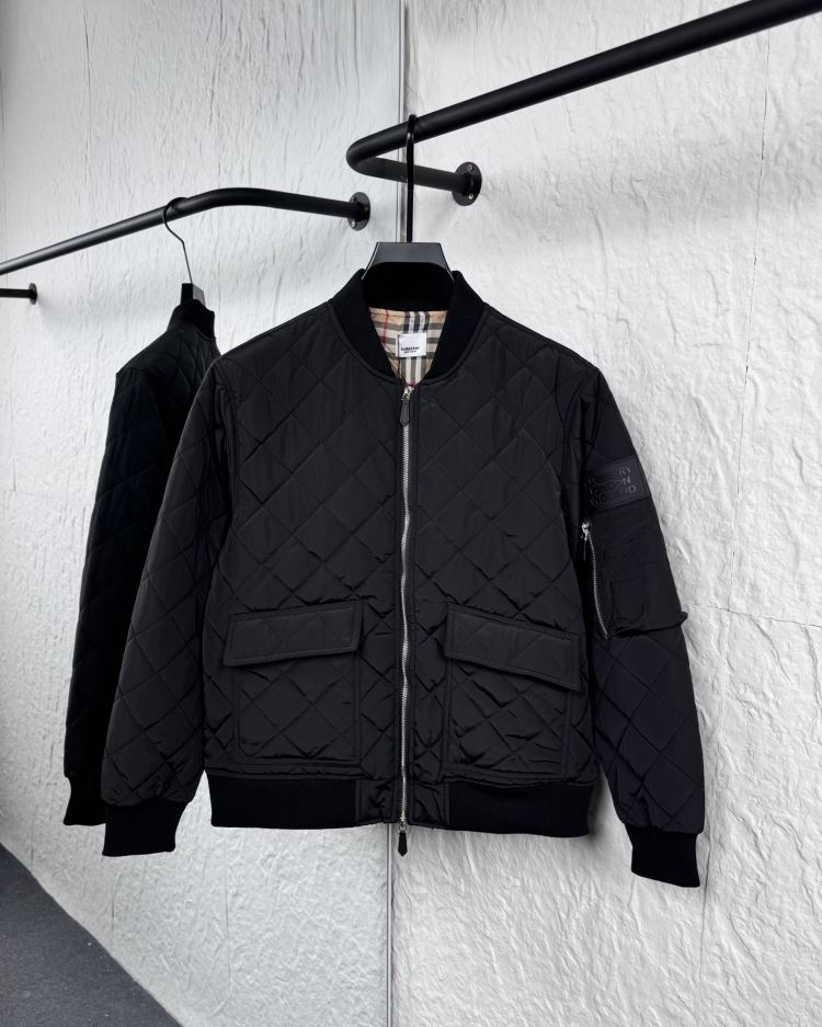 2025冬新作 サラッと温かい バーバリー 綿入れ シンプル 