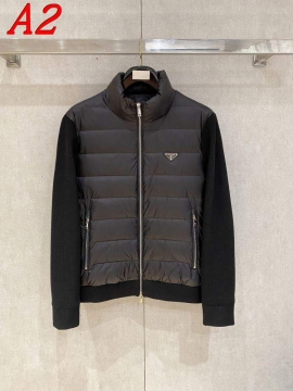 2025 プラダ ‌フィット感‌ ダウンジャケット メンズ 光沢のある