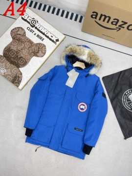 2025 カナダグース 通勤に メンズ ダウンジャケット 光沢のある