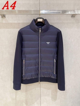 2025 プラダ ‌フィット感‌ ダウンジャケット メンズ 光沢のある
