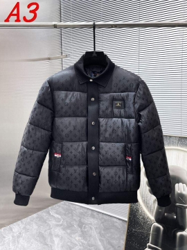 2025 ルイヴィトン 三寒四温 ダウンジャケット メンズ ファー取り外し可能