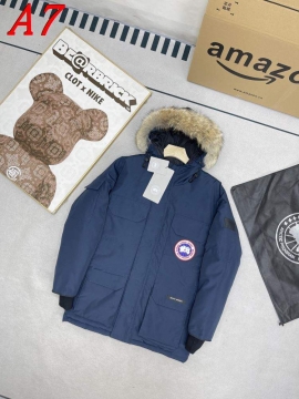 2025 カナダグース 通勤に メンズ ダウンジャケット 光沢のある