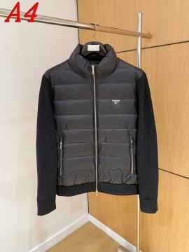 2025 プラダ 自社基準厳選 メンズ ダウンジャケット しっとりなめらかな極上の肌触り
