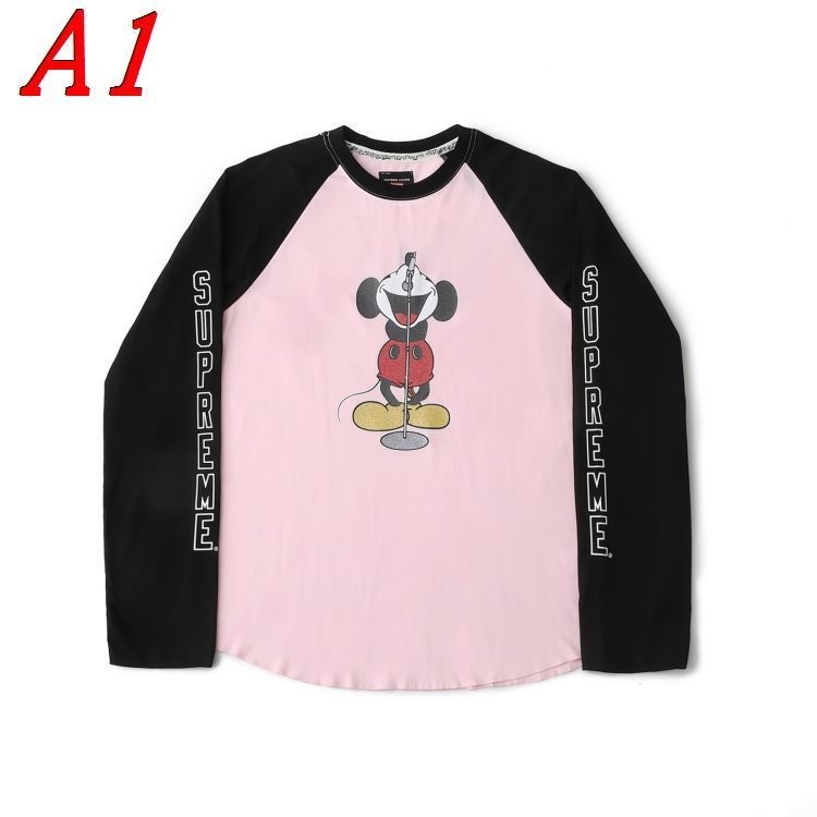 2026新品 SUPREME 長袖Tシャツ 男女兼用 ポジティブ