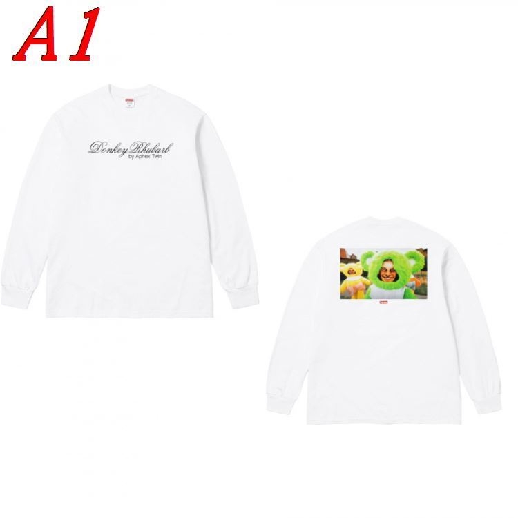 2026秋冬 SUPREME 長袖Tシャツ 男女兼用 リラックス