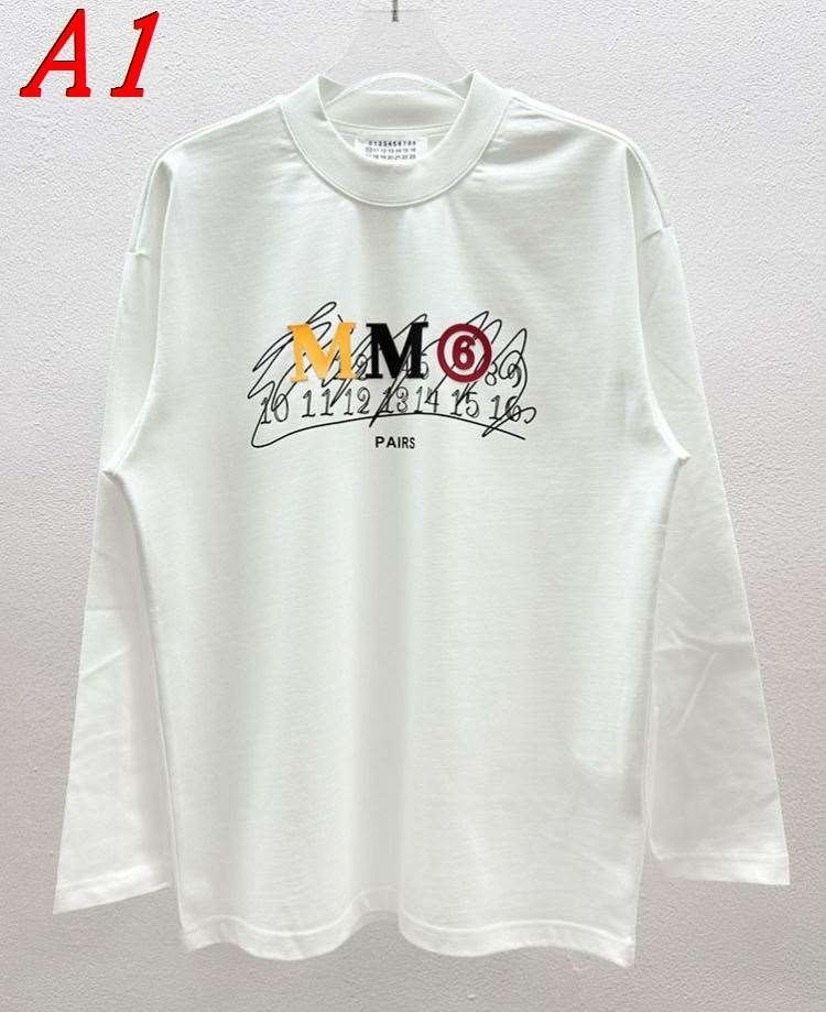 2025新品 マルチシーズン メゾン マルジェラ 長袖Tシャツ