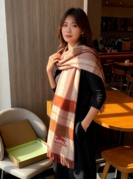 2025FW バーバリー ショール ネット限定 男女兼用 