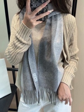 2025新作 ロエベ ショール 注目 男女兼用 