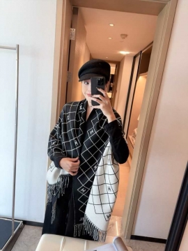 2025新作 シャネル ショール 季節限定 男女兼用