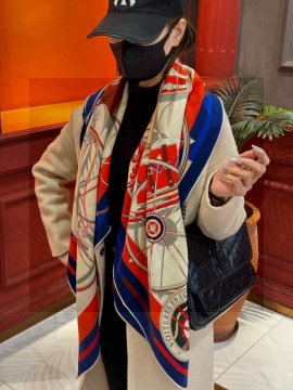2025FW エルメス ショール 上質 男女兼用 多色可选