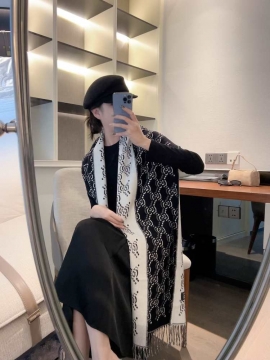 2025-26秋冬 グッチ ショール 通販 男女兼用 