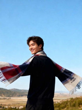 2025FW バーバリー ショール リピーター 男女兼用 