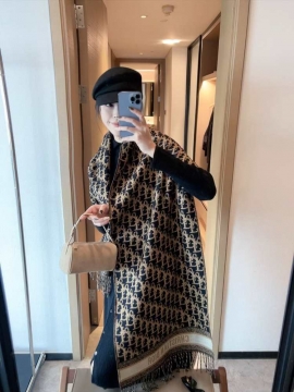 2025秋冬 ディオール ショール お得 男女兼用 