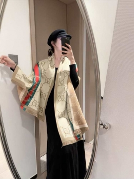 2025新品 グッチ ショール 厳選 男女兼用 