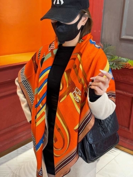 2025FW エルメス ショール 上質 男女兼用 多色可选