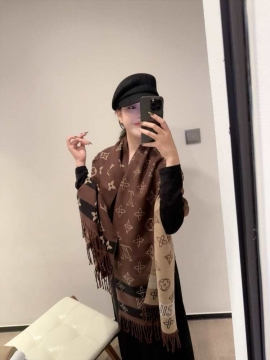 2025-26秋冬 ルイヴィトン ショール 通販 男女兼用 