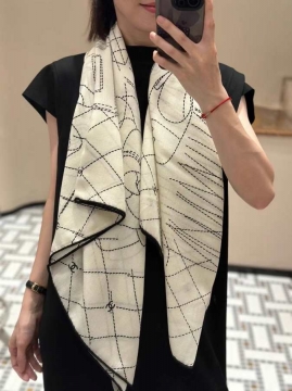 2025新作 シャネル ショール 注目 男女兼用 