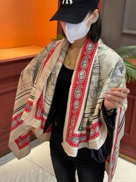 2025秋冬 エルメス ショール 高級感 男女兼用 多色可选