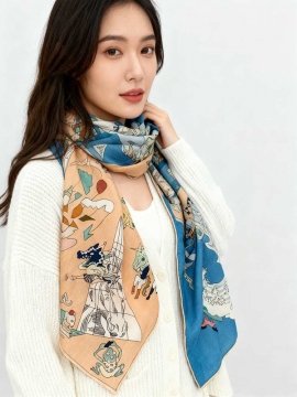 2025-26秋冬 エルメス ショール 本格派 男女兼用 多色可选