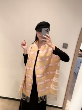2025FW ミュウミュウ ショール 新登場 男女兼用 多色可选