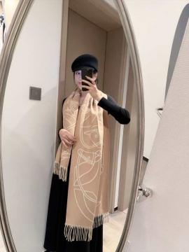 2025AW エルメス ショール 本物 男女兼用 