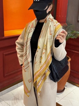2025FW エルメス ショール 上質 男女兼用 多色可选