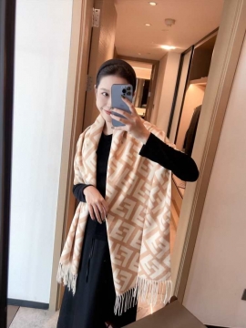 2025-26秋冬 フェンデイ ショール 本格派 男女兼用