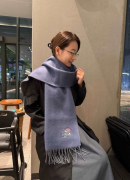 2025秋冬 ロエベ ショール 高級感 男女兼用