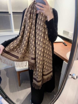 2025FW ディオール ショール コラボ 男女兼用 