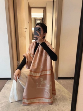 2025秋冬 エルメス ショール 高級感 男女兼用 