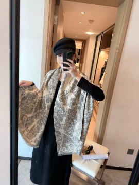 2025秋冬 ディオール ショール 高級感 男女兼用