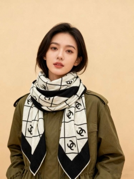 2025FW シャネル ショール リピーター 男女兼用