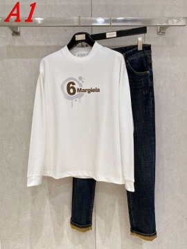 2025新品 オフィスカジュアル メゾン マルジェラ 長袖Tシャツ