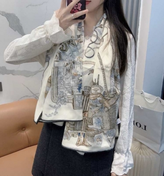 2025秋冬 エルメス ショール 特別版 男女兼用 