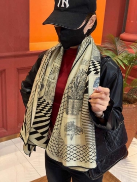 2025新作 エルメス ショール 季節限定 男女兼用 