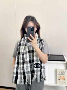 2025新作 シャネル ショール 値下げ 男女兼用