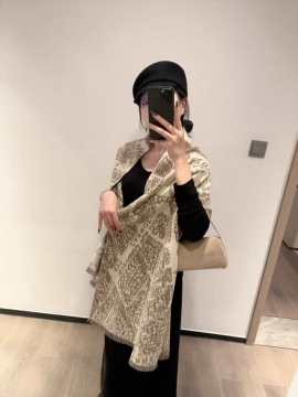 2025-26秋冬 ディオール ショール 本格派 男女兼用 