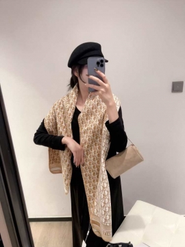 2025新作 ディオール ショール 本物素材 男女兼用