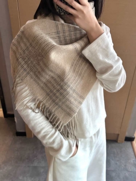 2025秋冬 バーバリー ショール お得 男女兼用