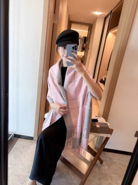 2025-26秋冬 エルメス ショール 本格派 男女兼用 