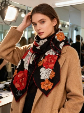 2025新作 シャネル ショール 本物素材 男女兼用 