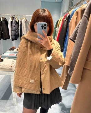 2025新品 ミュウミュウ ショール 新作 男女兼用