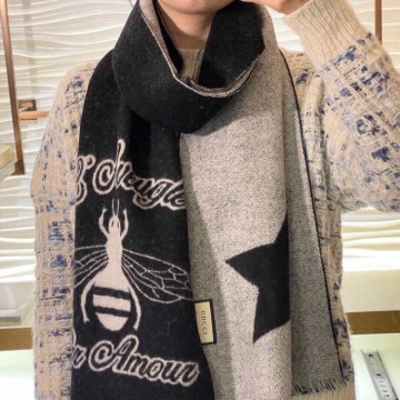 2025新作 グッチ ショール 値下げ 男女兼用