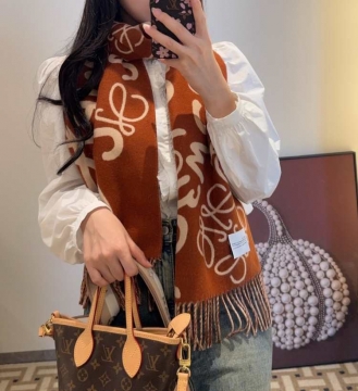 2025AW ロエベ ショール 話題 男女兼用