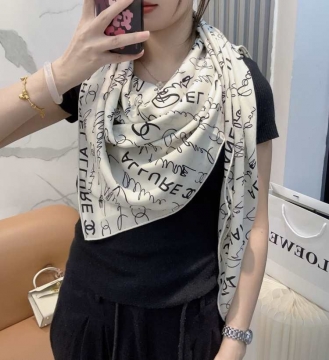 2025-26秋冬 シャネル ショール 通販 男女兼用 